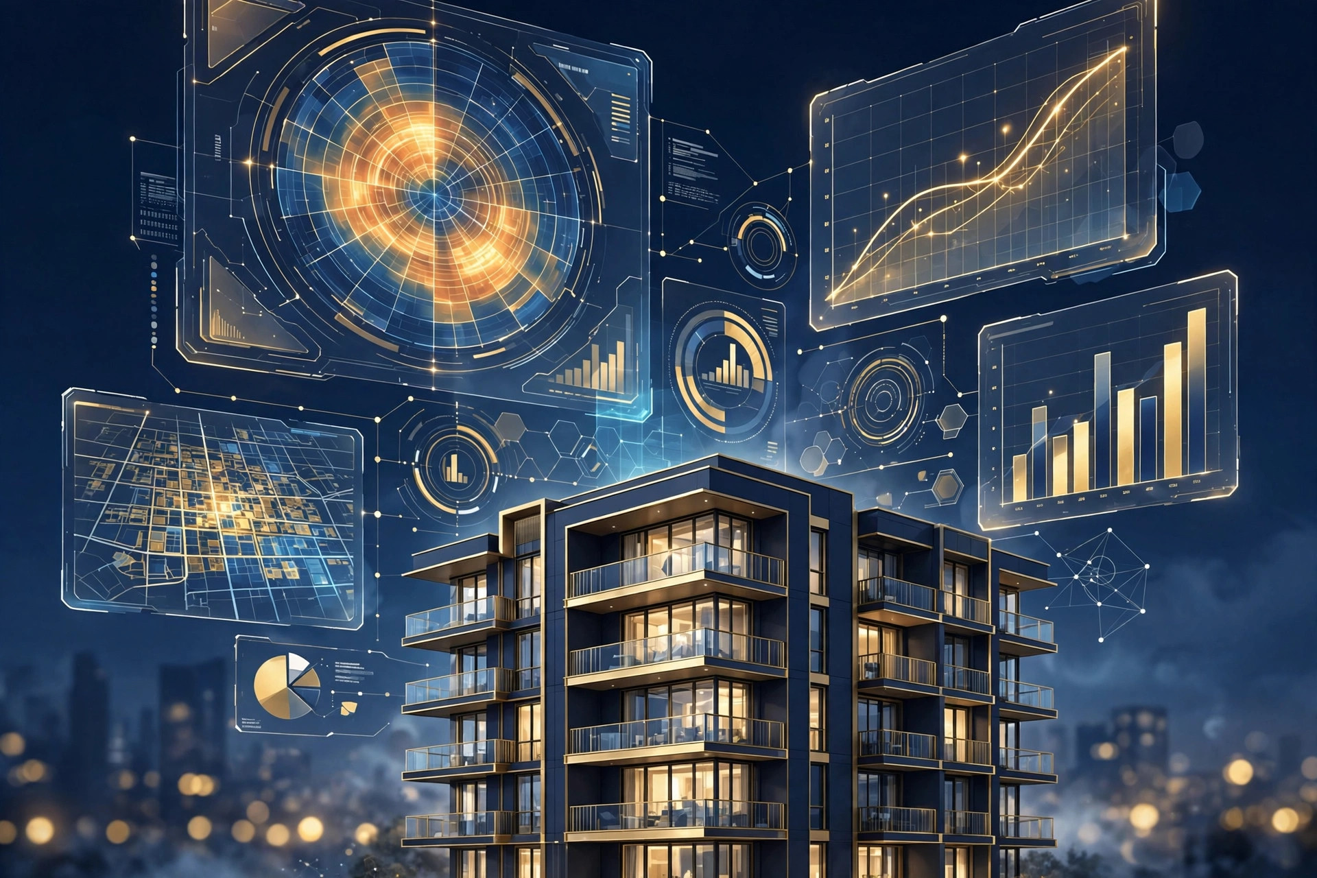 AI real estate analytics — property valuation heatmaps and price forecasting